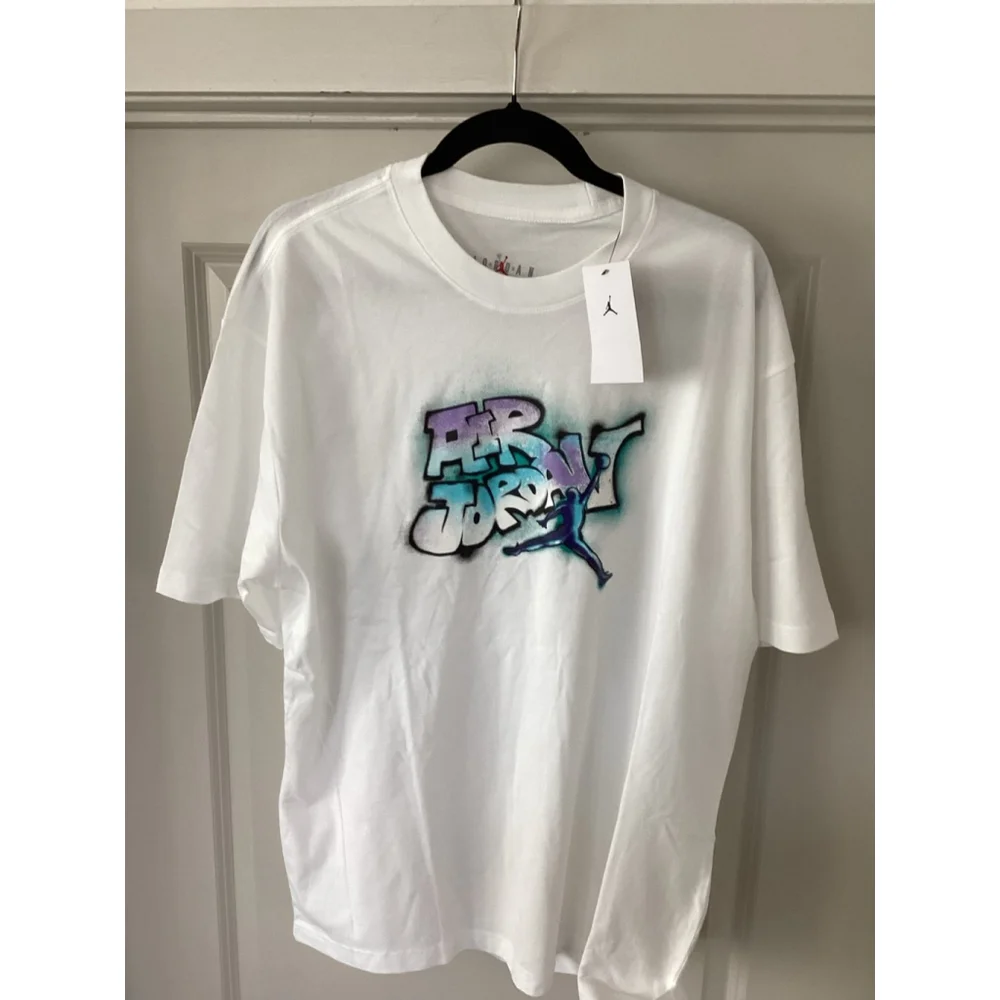 Jordan AJ5 Men’s T-Shirt Sz: Large Color: White
